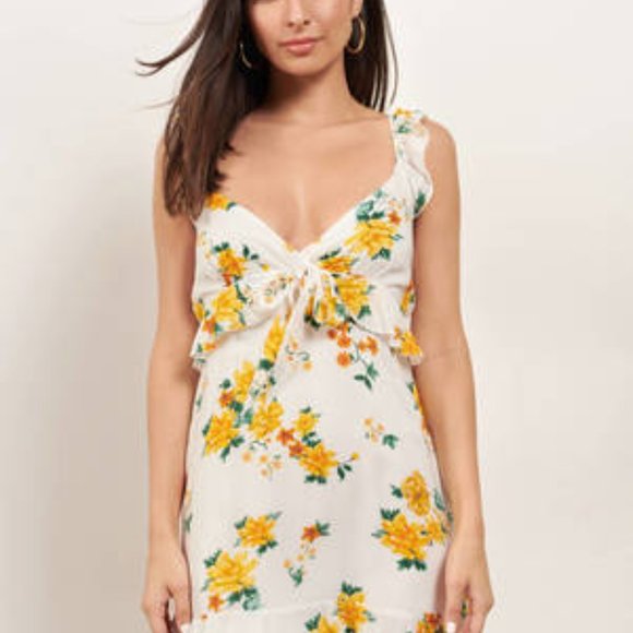 MINKPINK Lemon Bloom Mini Dress - NWT - Picture 3 of 3